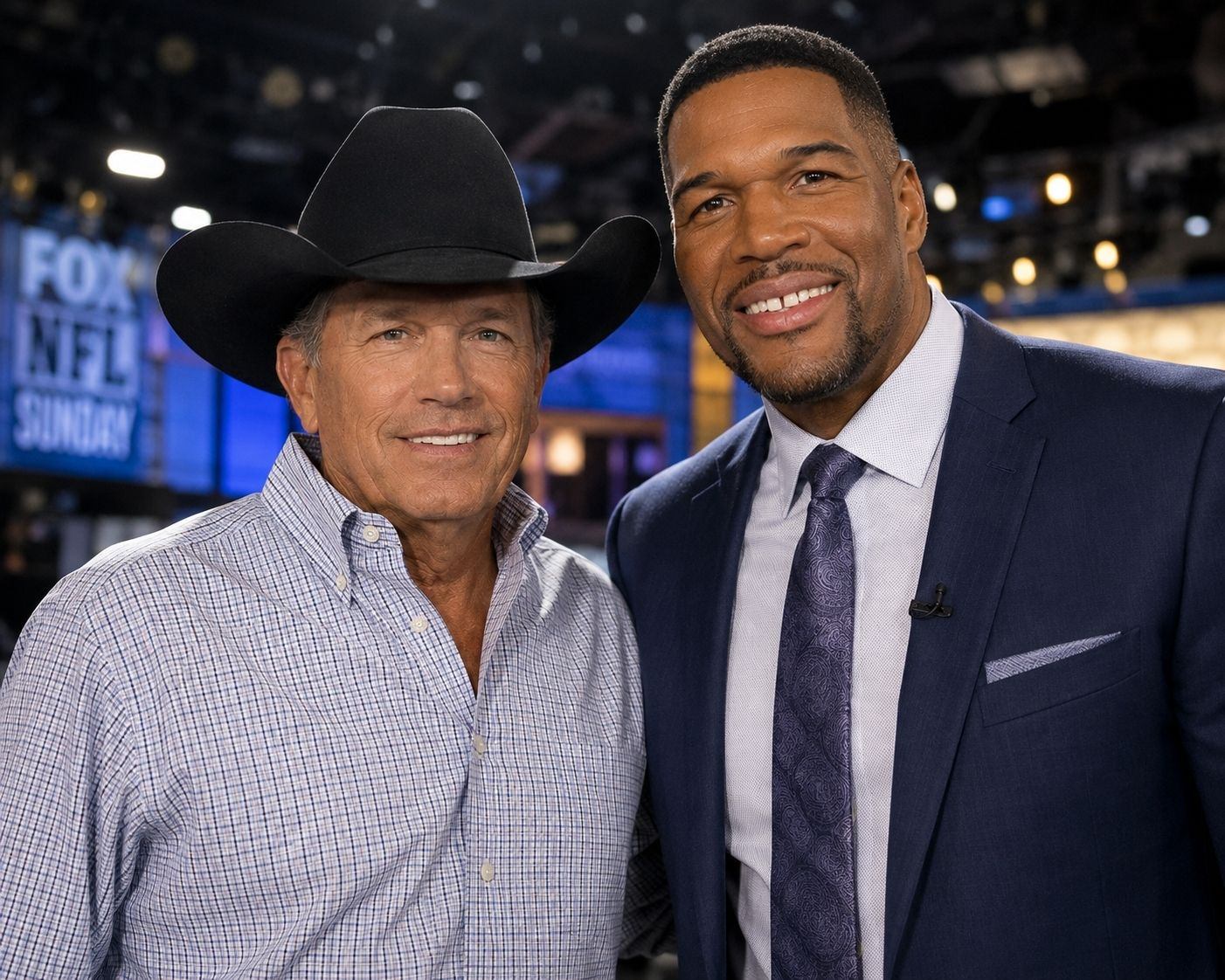 MICHAEL STRAHAN SAID WHAT MILLIONS OF GEORGE STRAIT FANS HAVE FELT FOR YEARS — AND THE STUDIO FELL COMPLETELY SILENT