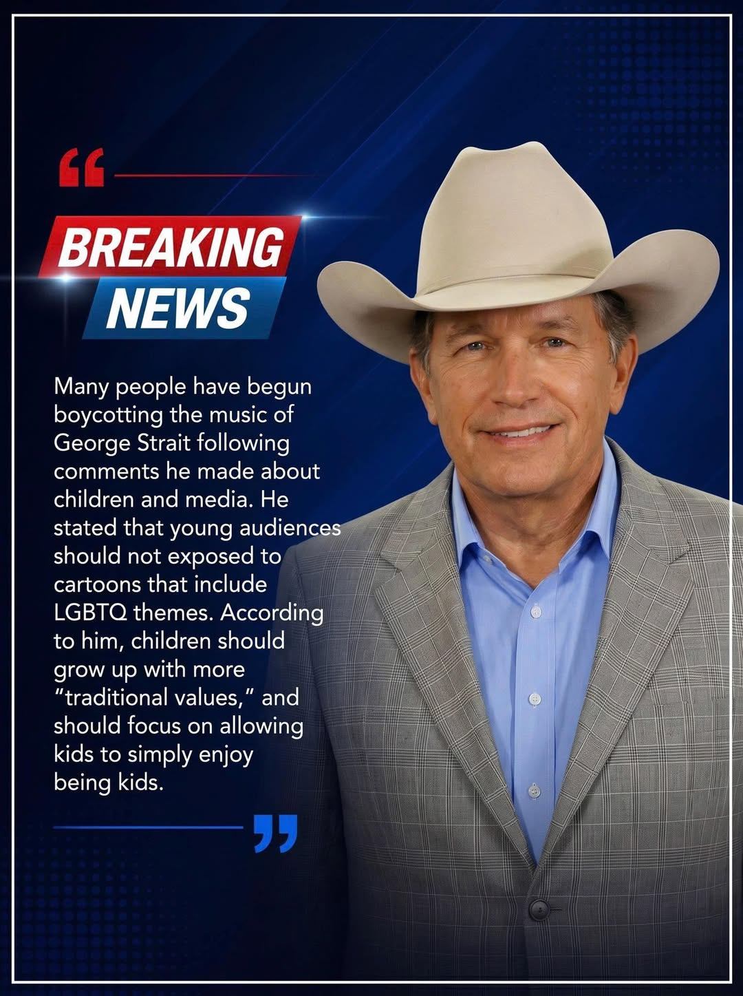 GEORGE STRAIT’S REPORTED COMMENTS JUST IGNITED A FIRESTORM — AND COUNTRY FANS ARE NOW SPLIT DOWN THE MIDDLE