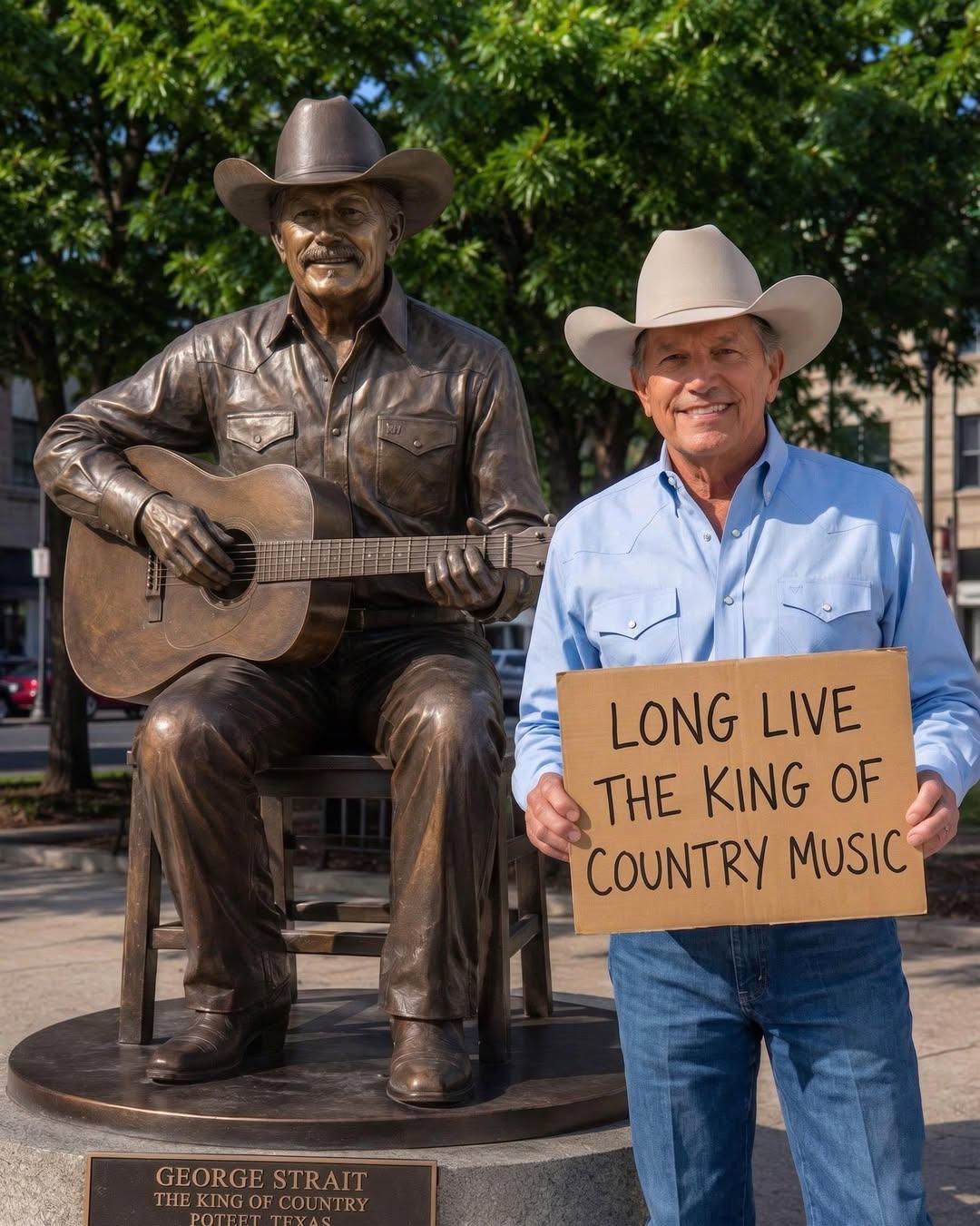 🤠 George Strait’s Legacy Cast in Bronze — And Texas Was Left Emotional Watching It Happen